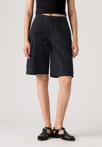 Levi's® - BAGGY DAD CARGO SHORT - Denim shorts - caviar Thumbnail Image 1