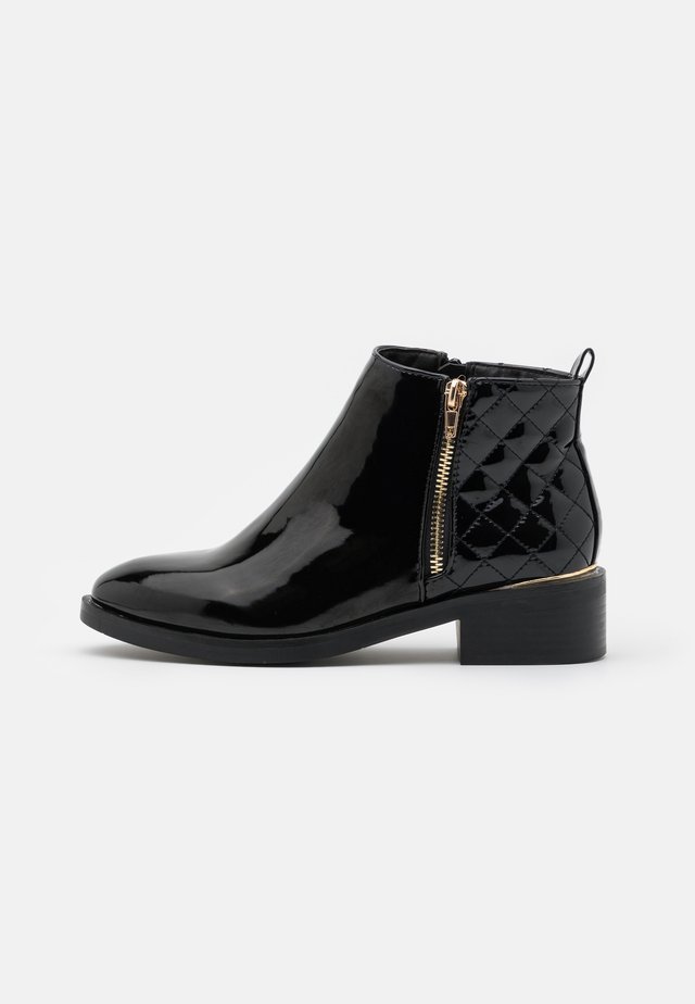 BRUCIE PAT QUILTED ZIP - Boots à talons - black
