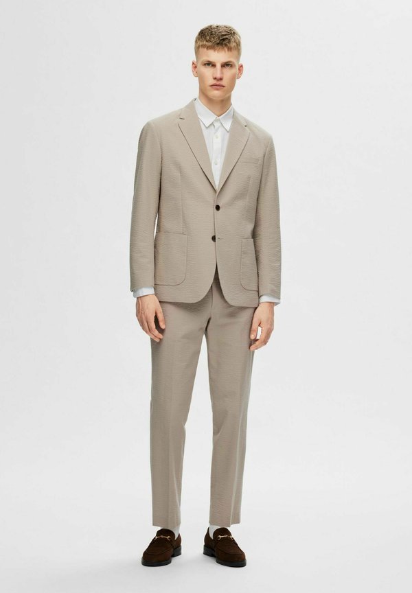 REGULAR FIT SEERSUCKER - Suit jacket - pure cashmere2