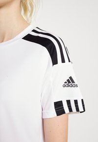 adidas Performance SQUADRA 21 - Sport T-Shirt - white/black