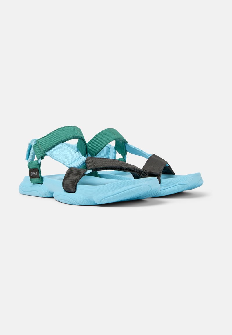 Camper Green and Blue Sandals with Adjustable Straps Camper | Shoes | Camper Oruga Green Sandals With Adjustable  main image 3