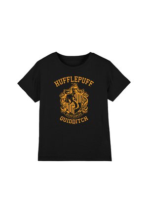 Cotton Soul, HARRY POTTER HUFFLEPUFF QUIDDITCH ONE COLOR UNISEX - Print T-shirt - black