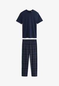 Non sélectionné, navy blue check