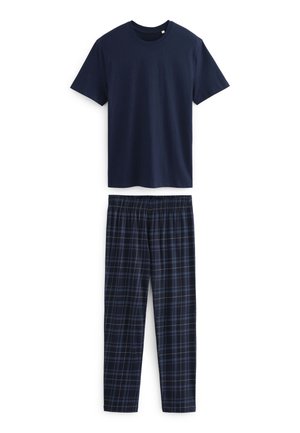 SET STANDARD - Pizsama szett - navy blue check