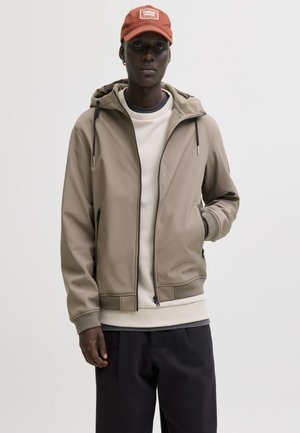 Jack & Jones JJEBASIC HOOD - Giacca da mezza stagione - dark brown