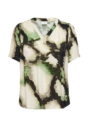 ONLY Carmakoma CARKERSTIN  - T-Shirt print - oatmeal