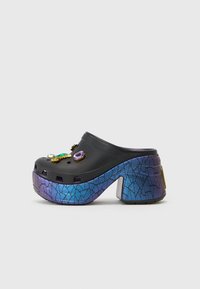 SNOW WHITE SIREN - Mules med hæl - black