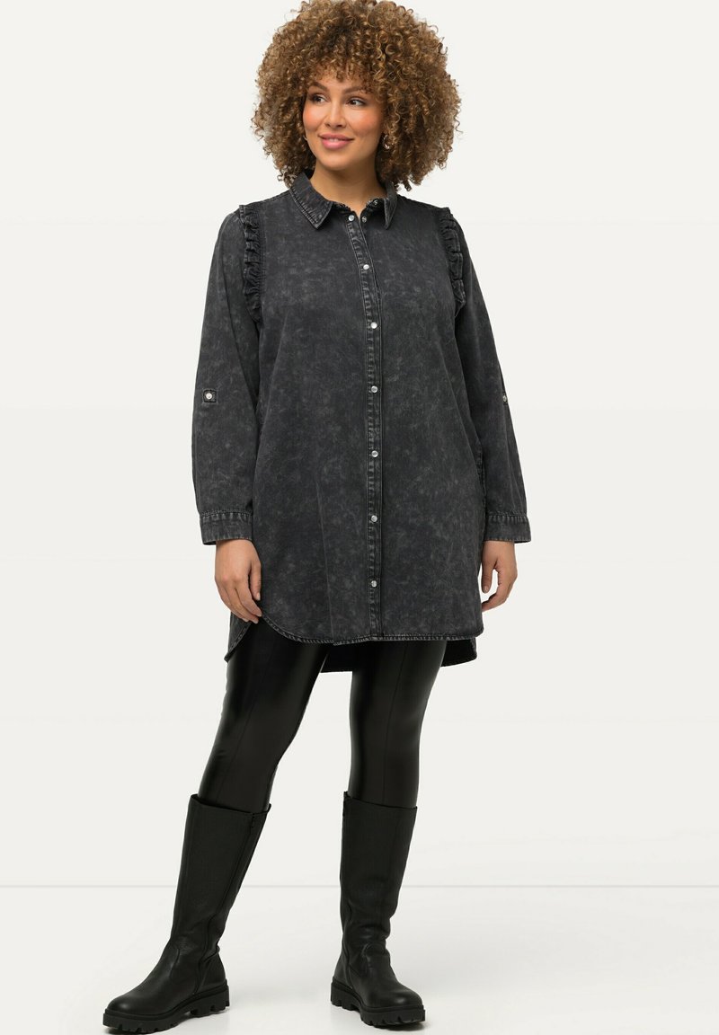 Ulla Popken PUNTO DI ROMA - Jurk - marine/donkerblauw