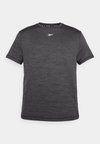 TRAIN MELANGE TECH TEE - Tricou basic - black