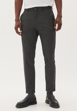 LIAM - Chino - dark grey melange
