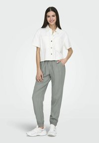 ONLY ONLKELDA EMERY PULL UP - Hlače - wrought iron