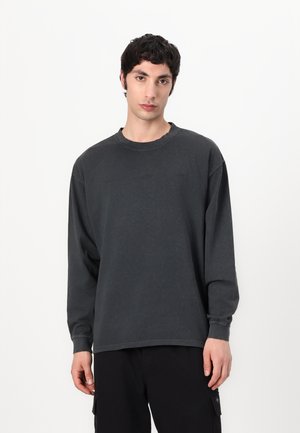 LONG SLEEVE UNISEX - Long sleeved top - black