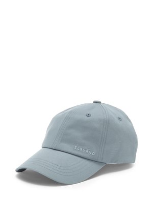 Light blue baseball cap with curved brim, visible stitching, and the word "ELBSAND" embroidered on the front, set against a white background.