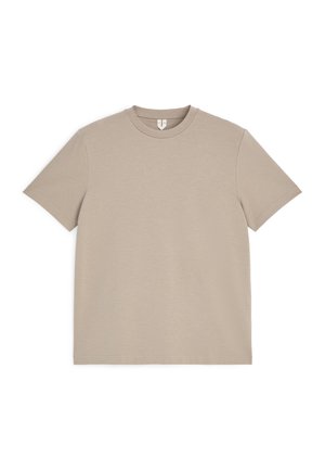 ARKET, ARKET INTERLOCK REGULAR T-SHIRT - T-shirt basique - mole