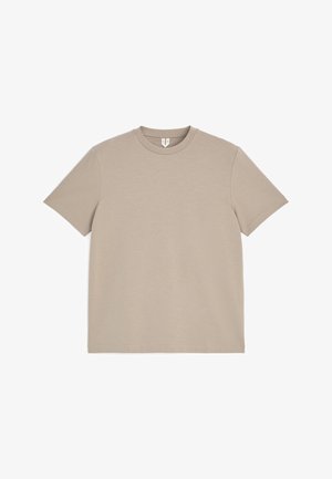 ARKET, ARKET INTERLOCK REGULAR T-SHIRT - T-shirt basique - mole