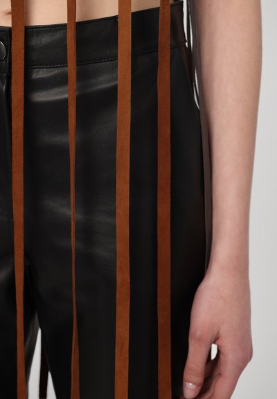 STUDIO ID BELLA FRINGE CROP - Débardeur - tobacco