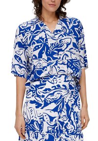s.Oliver MIT FALTEN DETAIL - Camicetta - royalblau