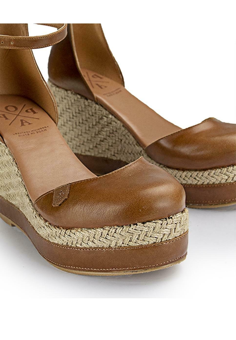 POPA AMBOLO GIPSY - Sandalias de cuña - marrón - Zalando.es