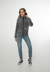 Protest FULL ZIP RIRI - Giacca in pile - dark grey melee