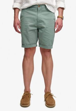 Superdry & Co, SUPERDRY PREMIUM REGULAR CHINO SHORTS.. - Shorts - sage green