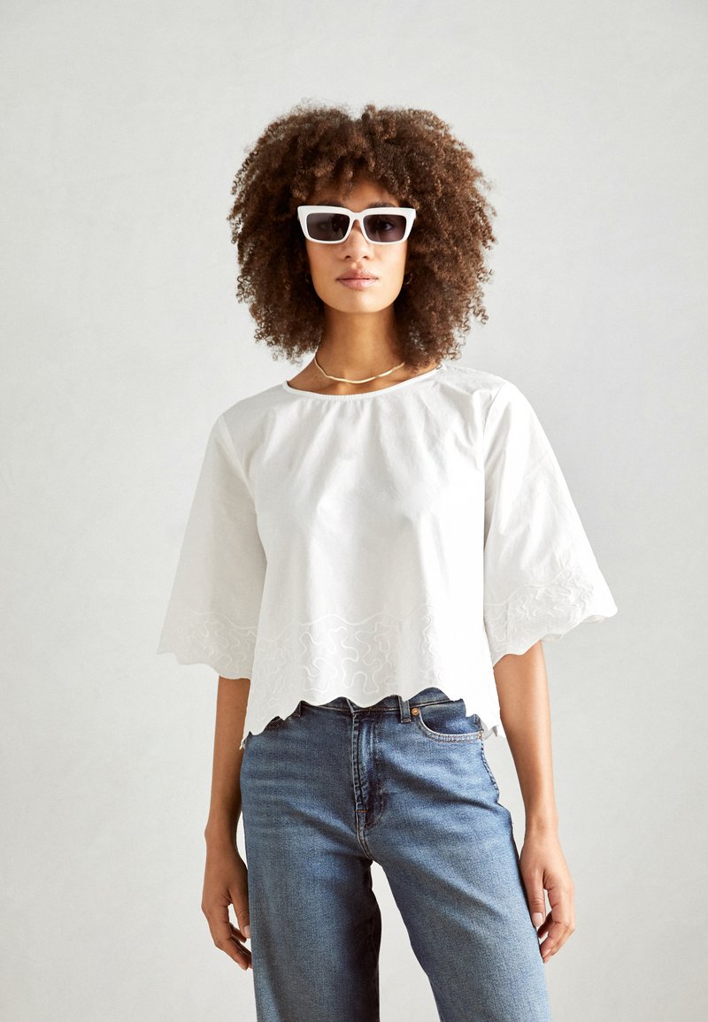 Esprit - BLOUSE - Blūze - off white, Palielināt