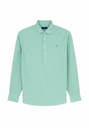 Harper & Neyer, POLO SWEATSHIRT LINEN - Camiseta de manga larga - green tide