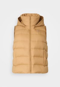 Tommy Hilfiger Curve CASUAL HOOD  - Waistcoat - classic khaki