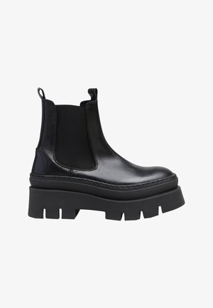 LINNIE - Platform ankle boots - black