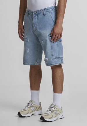 SIAN - Jeansshort - light blue