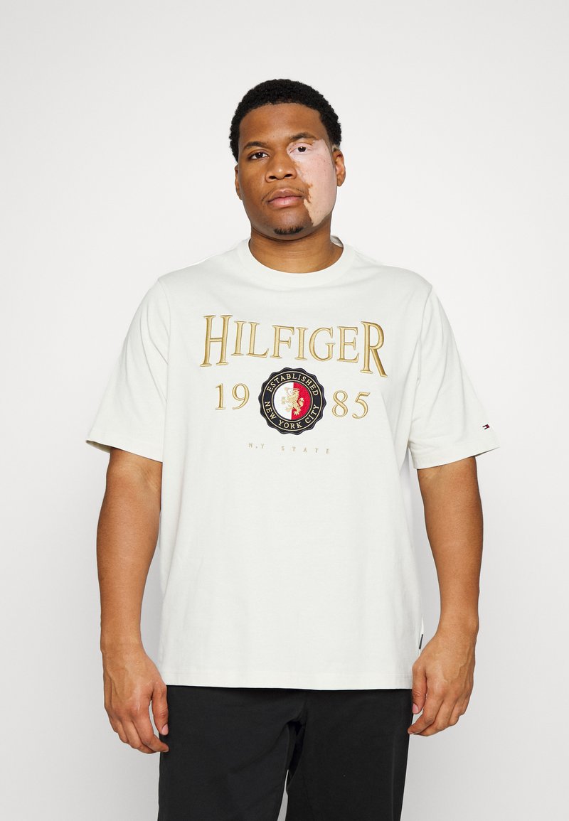 Tommy Hilfiger ICON CREST TEE Tshirts print ivory/offwhite