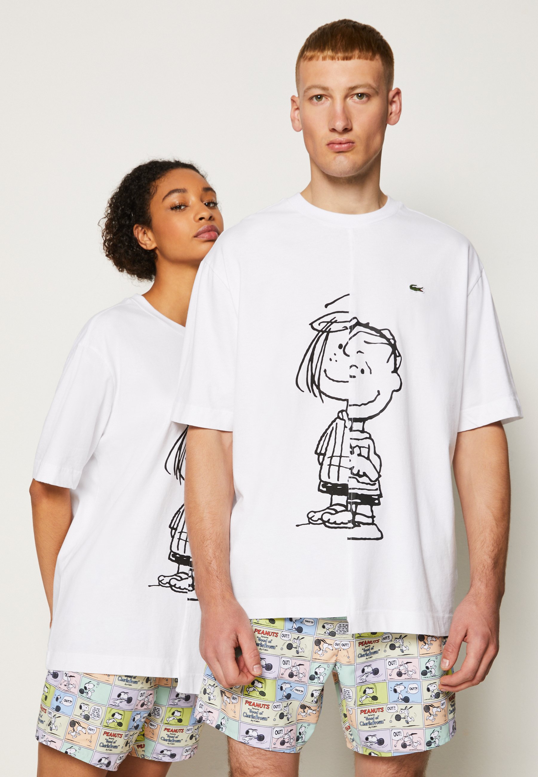 Lacoste LIVE LACOSTE X PEANUTS - Print T-shirt - blanc / blanc/white -  Zalando.de