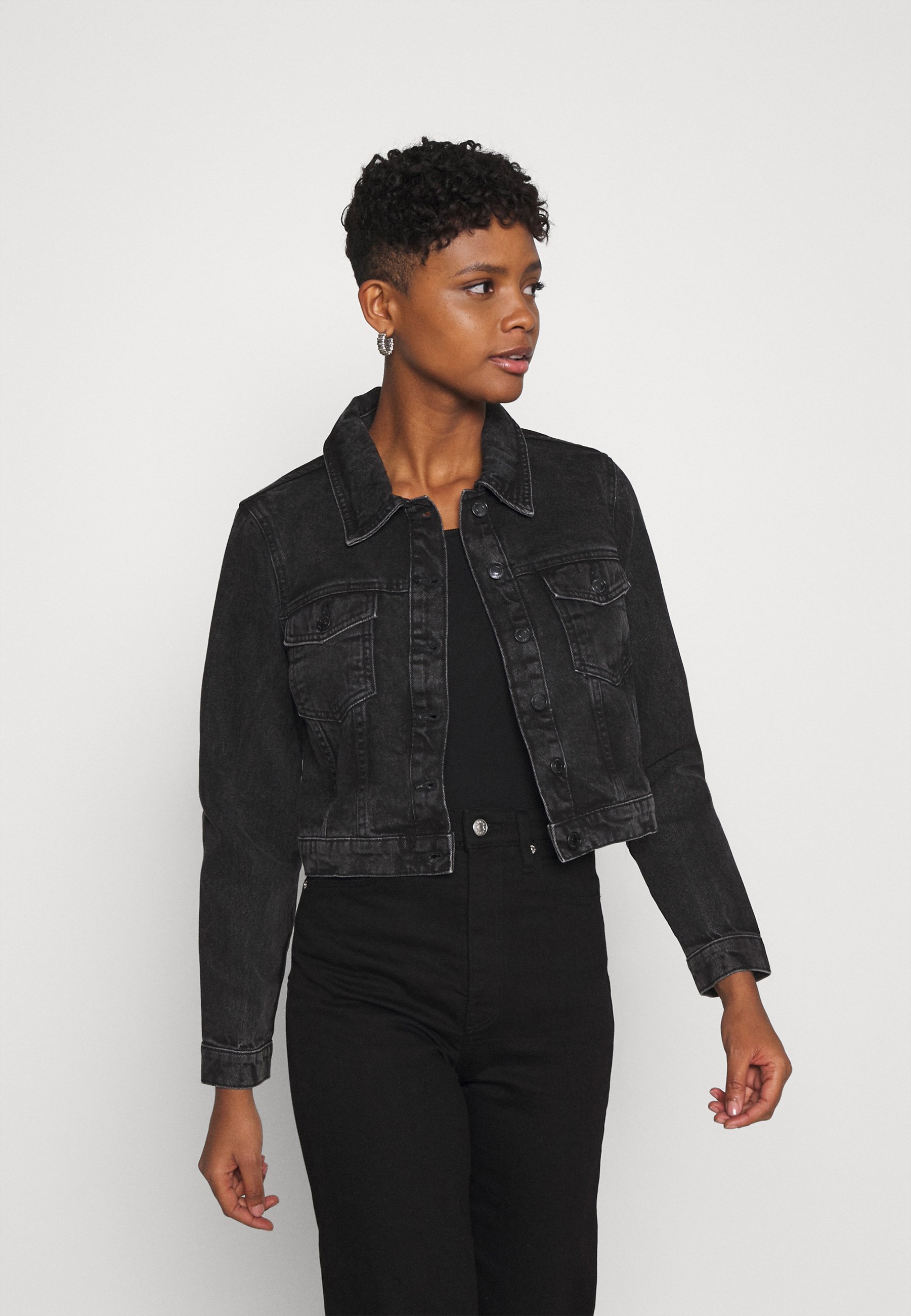 denim jacket denim shorts