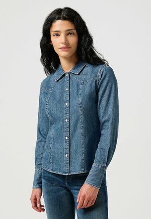 EXAG YOKE SHIRT - Camicia - faded blue