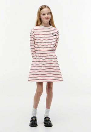 Tommy Hilfiger, TOMMY STRIPES HWK DRESS LS - Vestito casual - primary red stripes