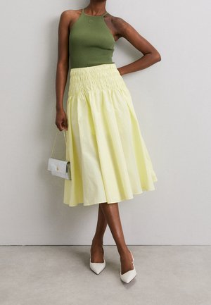 Jupe trapèze - yellow