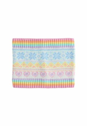 Snood - pastel rainbow fairisle