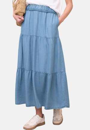 Street One Studio Denimnederdele - light blue soft wash