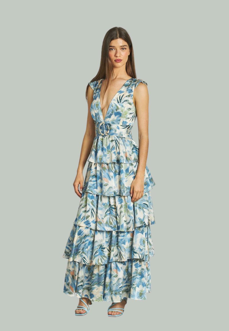 Vestido Alma En Pena Ruffles Mujer Azules Para Vestido Alma En Pena Con  Volantes Para Mujer Azul Alma En Pena Vestidos