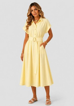 Kebello, ROBE - Robe chemise - jaune