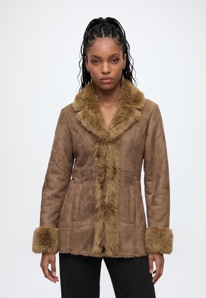 Vero Moda, VMMILANO JACKET - Mākslīgās ādas jaka - cocoa brown