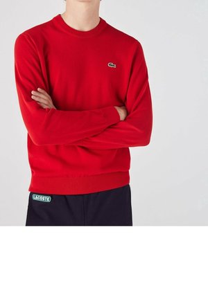 Stickad tröja - red