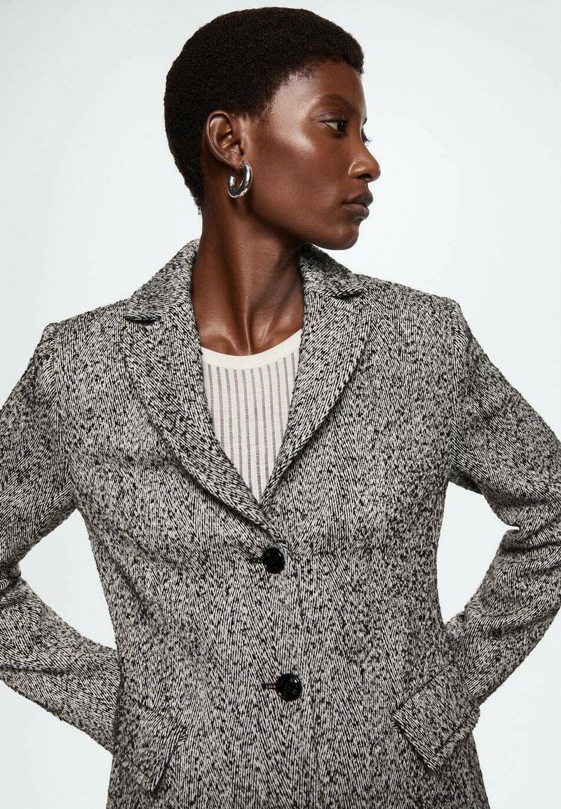 Mango Herringbone Coat