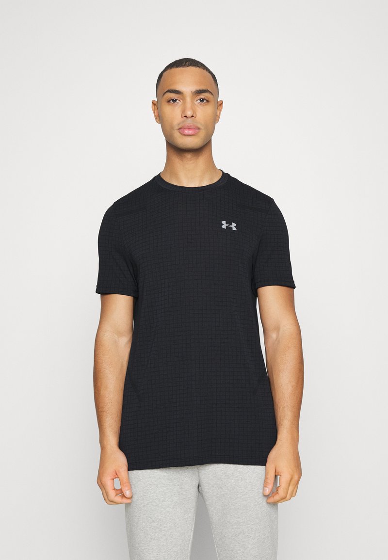 Under Armour - VANISH GRID - Tričko s potlačou - black/mod gray, Zväčšiť