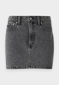 Denim Mini Skirt - Gonna di jeans - grey opulent