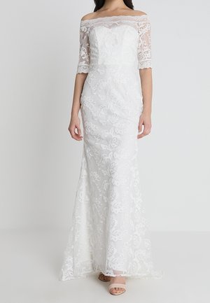 Společenské šaty - white