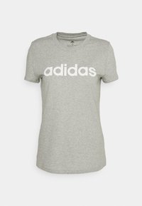 Unselected, medium grey heather/white
