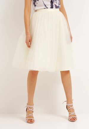 A-snit nederdel - white