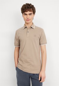 BOSS PASSERTIP - Poloshirts - open brown