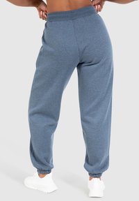 Smilodox AMELIA CUFFED JOGGERS - Teplákové kalhoty - blau melange