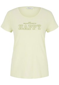 TOM TAILOR DENIM - T-shirt print - soft jade green - 4